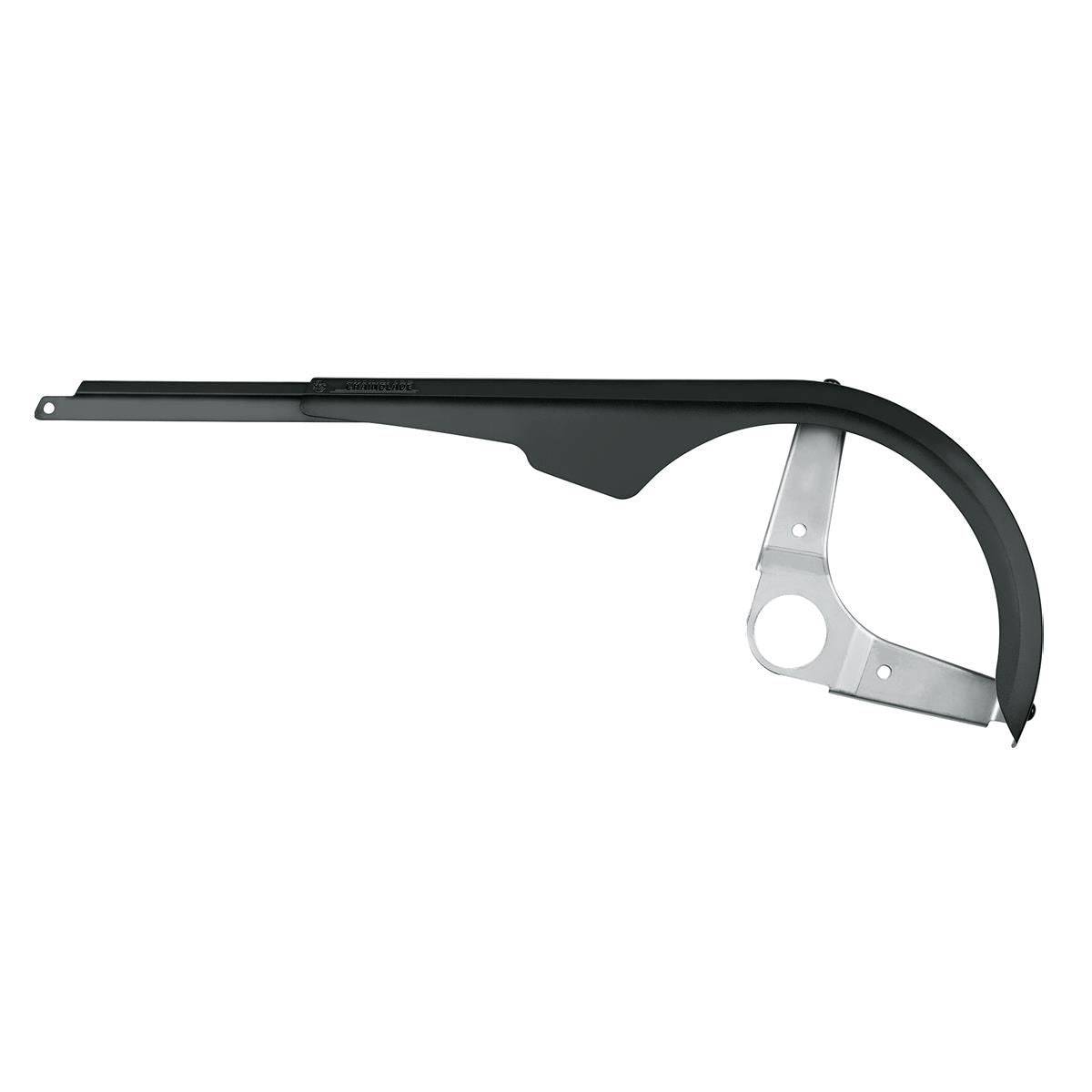 SKS Chainblade black adjustable chain guard for hub and derailleur gears, fits 42-44T bike chains, protects and enhances drivetrain.