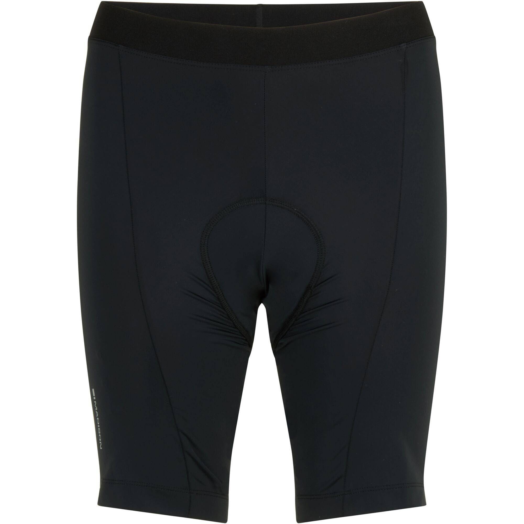 Madison women's cycling shorts with gel pad for comfort and performance, featuring a snug fit and breathable fabric.