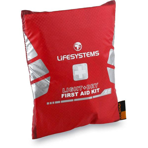 Lifesystems Light and Dry Pro waterproof first aid kit for outdoor adventures, compact first aid accessories, outdoor emergency supplies