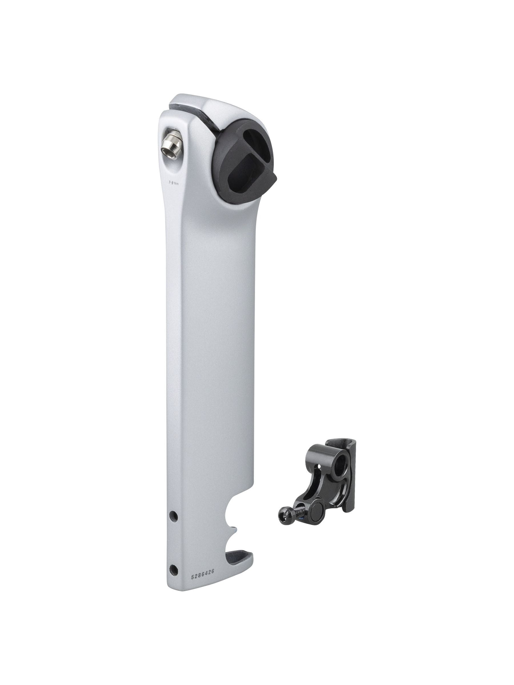 Trek Madone SLR Gen 7 V2 road bike seatpost with adjustable fit, shown on a sleek, high-performance cycling component.