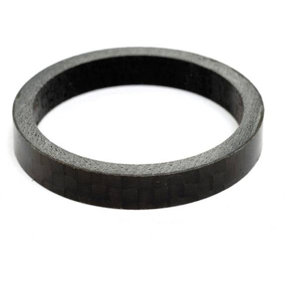 M Part carbon fiber 1-1/8 inch 5mm headset spacer for bike steering upgrade, lightweight and durable bicycle component.