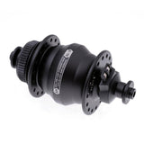 SP SL-9 Ultraslim Dynamo Disc Hub for centre lock disc brakes, showcasing sleek design and efficient power generation features.