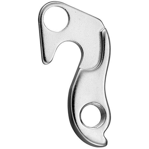 M Part bike gear hanger replacement, durable component for various bike brands, shown mounted on a bicycle frame.