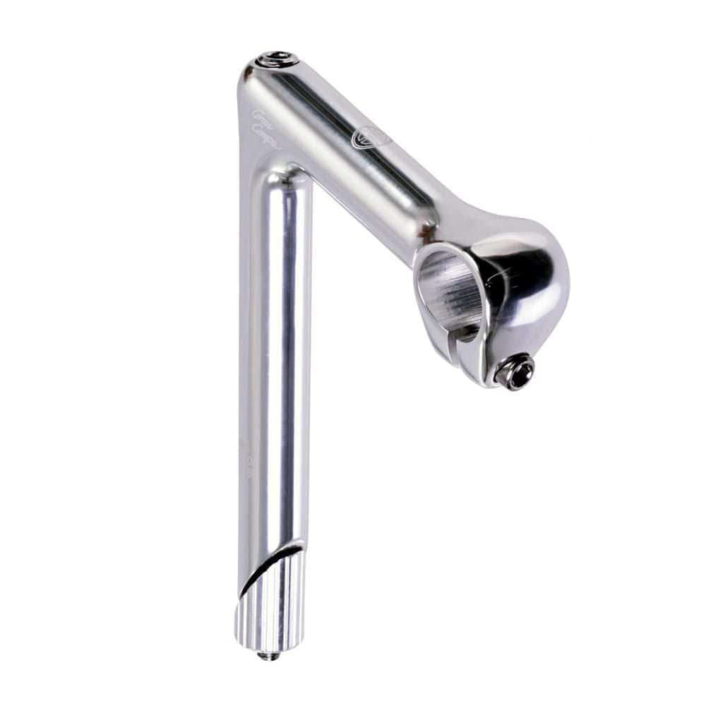 Dia-Compe XL Gran Compe alloy road bike stem for stable steering and handling, shown mounted on a bicycle handlebar.