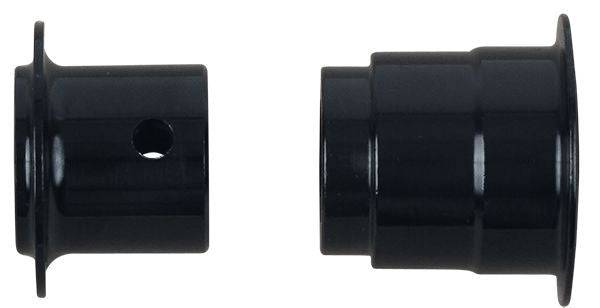 Bontrager Mustang Pro 12mm axle end cap in black for 142/148mm MTB front and rear wheel components.