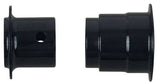 Bontrager Mustang Pro 12mm axle end cap in black for 142/148mm MTB front and rear wheel components.