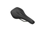 Ergon SR Allroad Core Pro saddle with 3D damping for comfort and versatile riding, shown from a side angle on a bike seat.