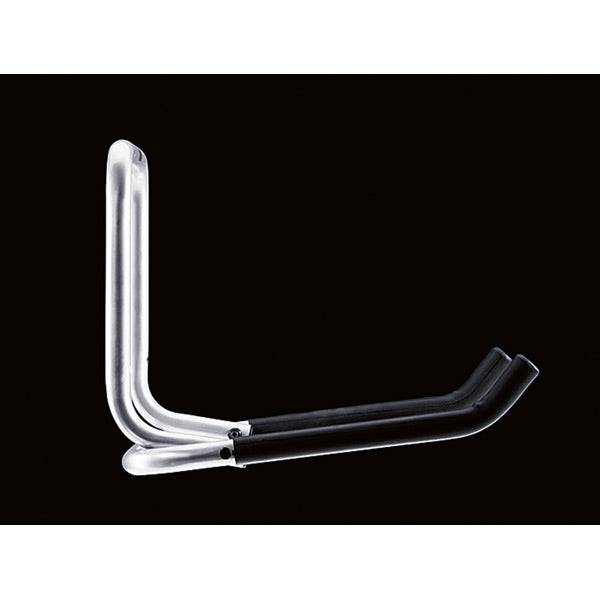 Thule 9771 wall hanger with foldable hooks for all Thule rear-mounted car carriers, used for convenient storage accessories