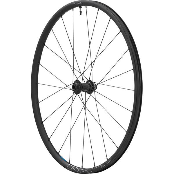 Shimano WH-MT601 tubeless compatible wheel - 29er, 15 x 100 mm axle, front, black | Swinnerton Cycles