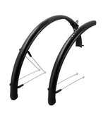 Giant SpeedShield 700 Tour Road Guards adjustable all-weather mudguards mounted on a bicycle wheel for road cycling protection