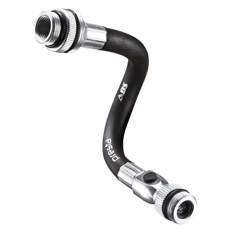 Lezyne ABS Flex Hose Pocket Drive pump replacement with Presta and Schrader valve for bicycle tire inflation accessories.