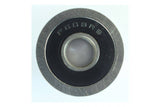 Enduro Bearings F 608 2RS ABEC 3 sealed bike bearing for hubs and bottom brackets, 8x22/24x7/8mm, in a close-up shot