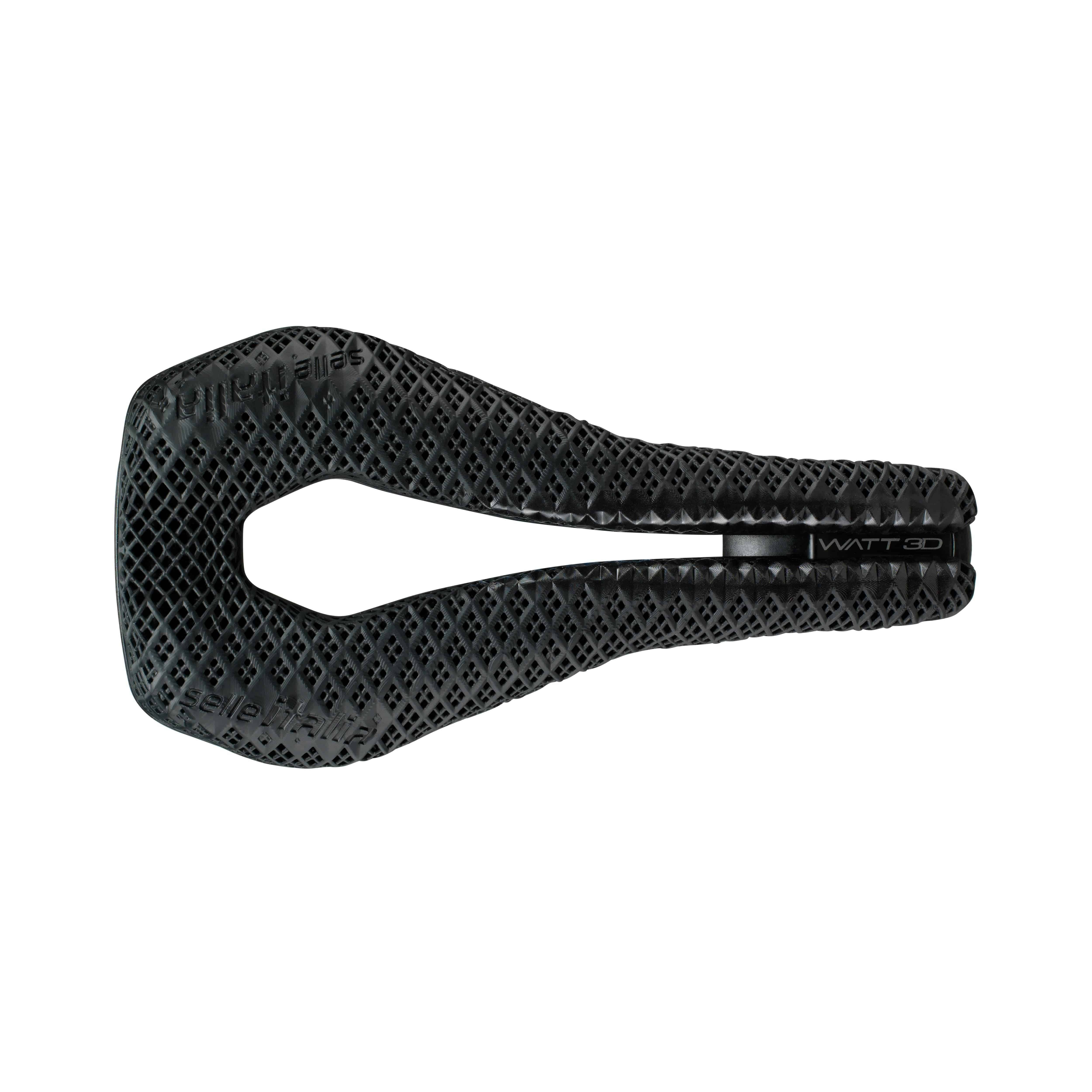 Selle Italia Watt 3D TI316 Superflow Saddle: BLACK U3 | Swinnerton Cycles