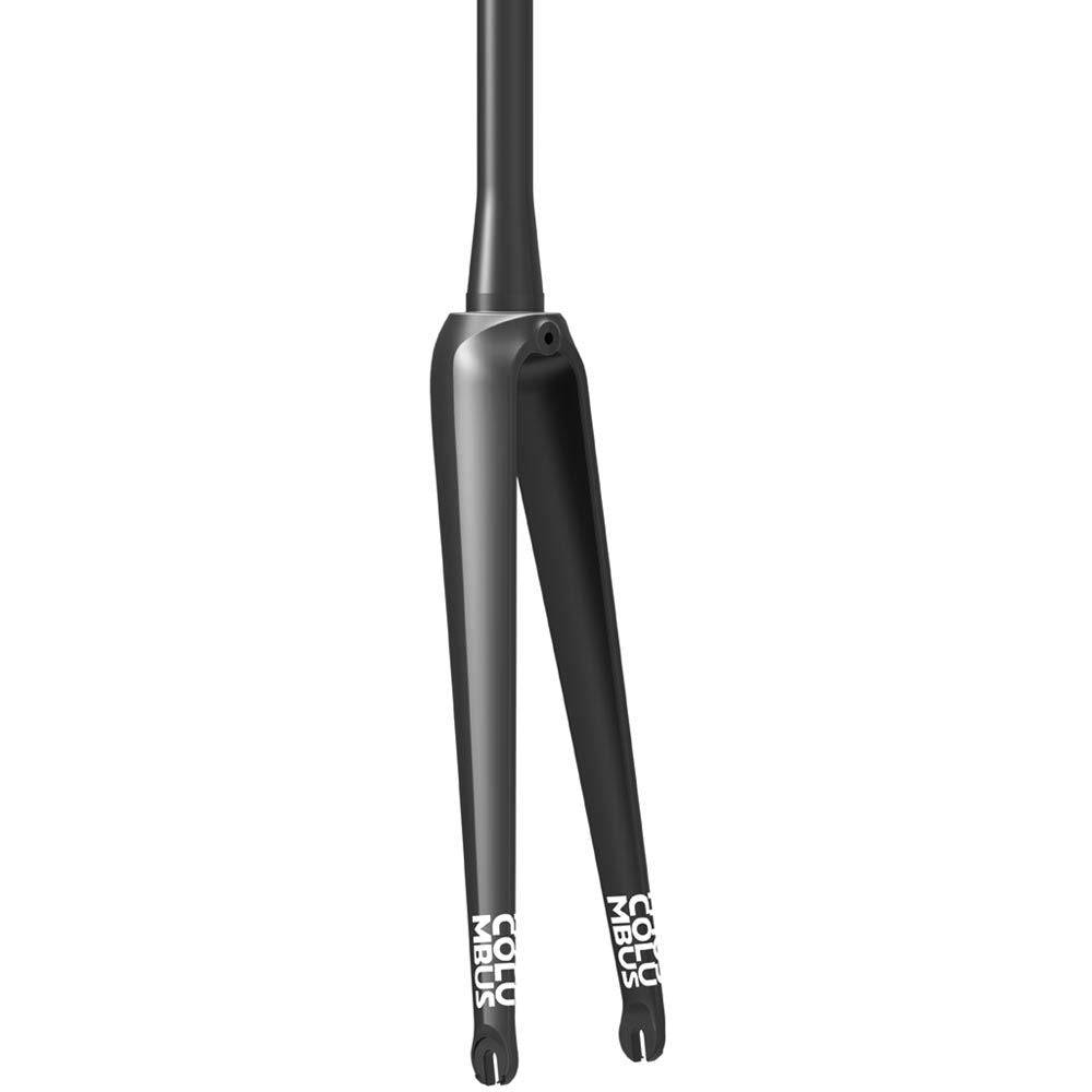 Columbus Futura 1 1/2" tapered caliper forks with 45mm and 50mm rake options for bicycle front suspension components.