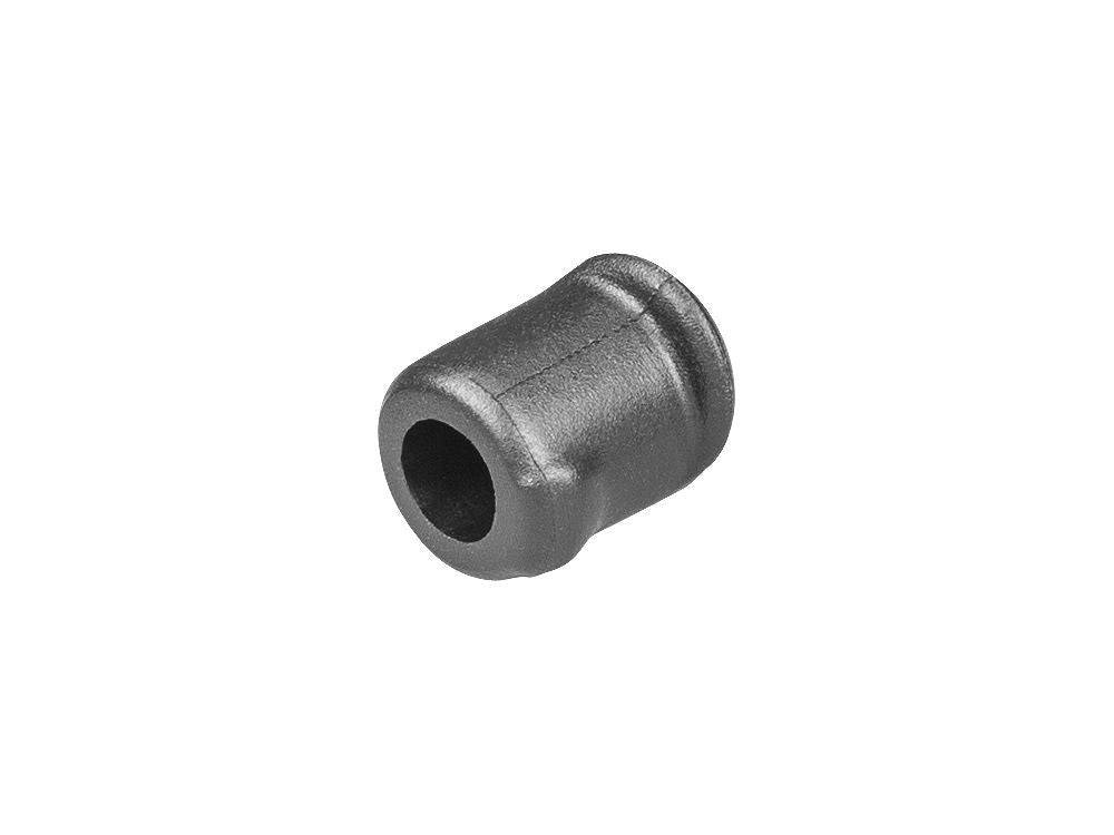 Black Trek Blank Chainstay Grommet for AXS Wireless eTap shifting systems, designed to protect and secure the bike's chainstay.