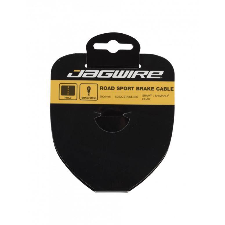 Jagwire Sport Road Brake Cable - Slick S'less - Shim Silver 2000mm Shimano | Swinnerton Cycles