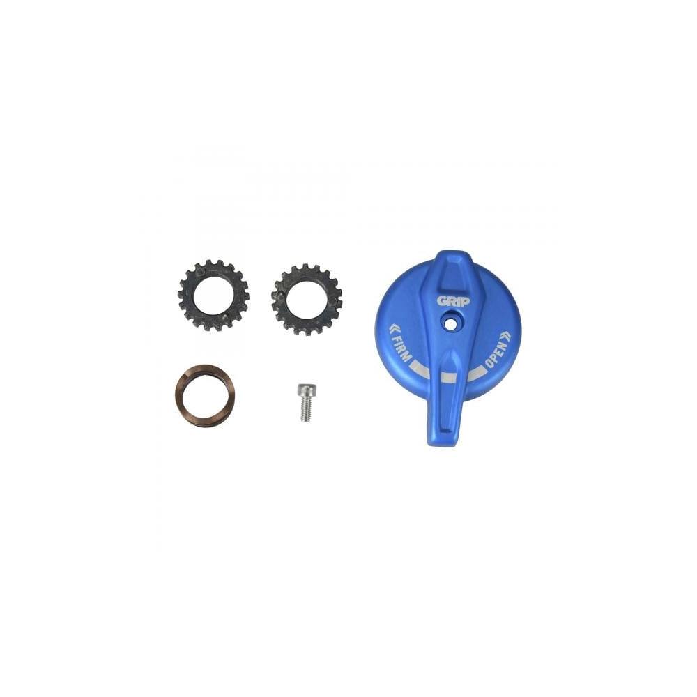 Fox Fork 34 & 36 2020 performance topcap interface components for suspension upgrade, shown in the image.