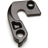 Wheels Manufacturing CNC machined aluminum derailleur hanger dropout for bicycle components, designed for replaceability and durability.
