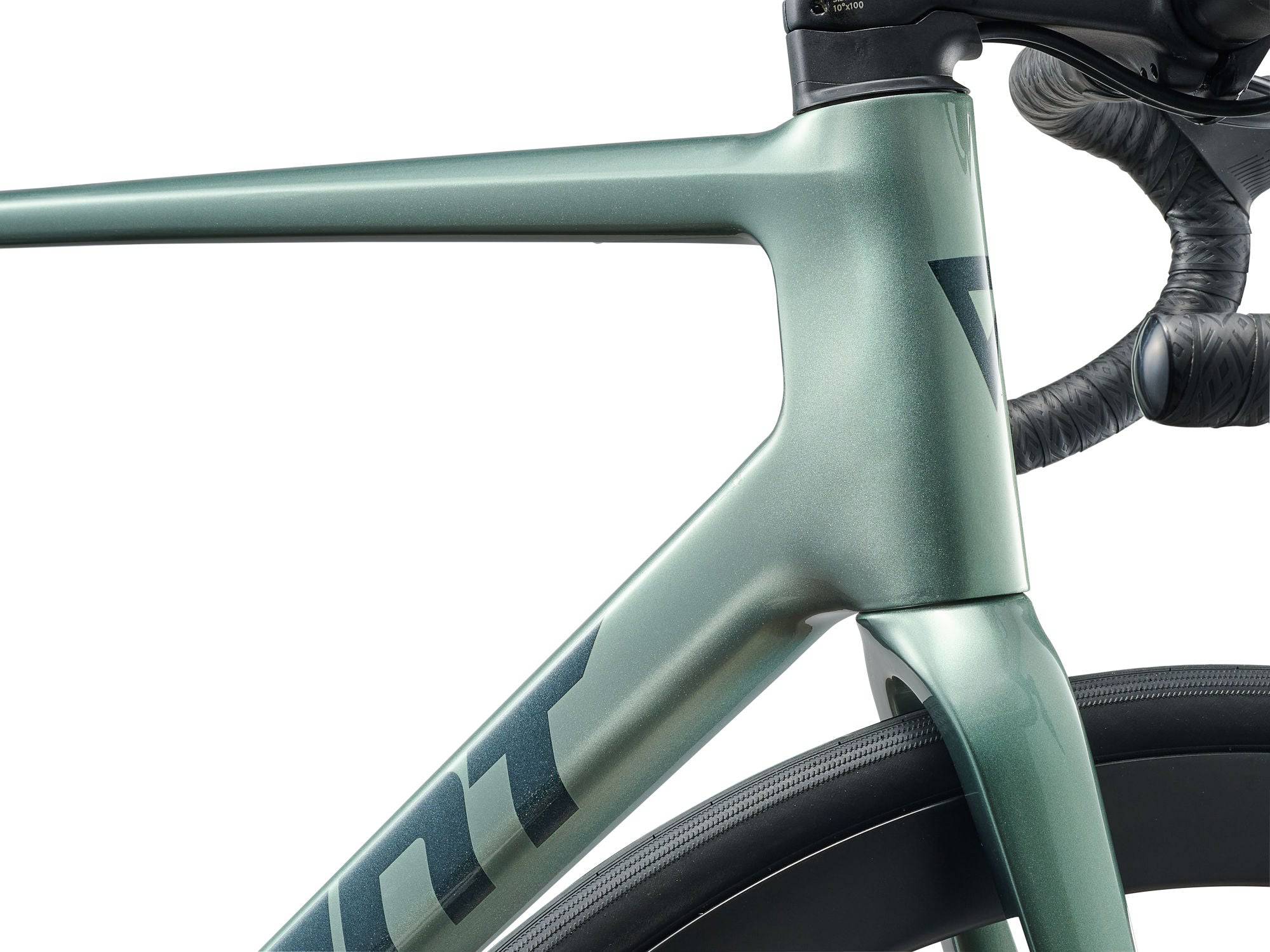 Giant TCR Advanced 0-PC road bike with aerodynamic frame and lightweight build for racing performance.