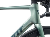 Giant TCR Advanced 0-PC road bike with aerodynamic frame and lightweight build for racing performance.