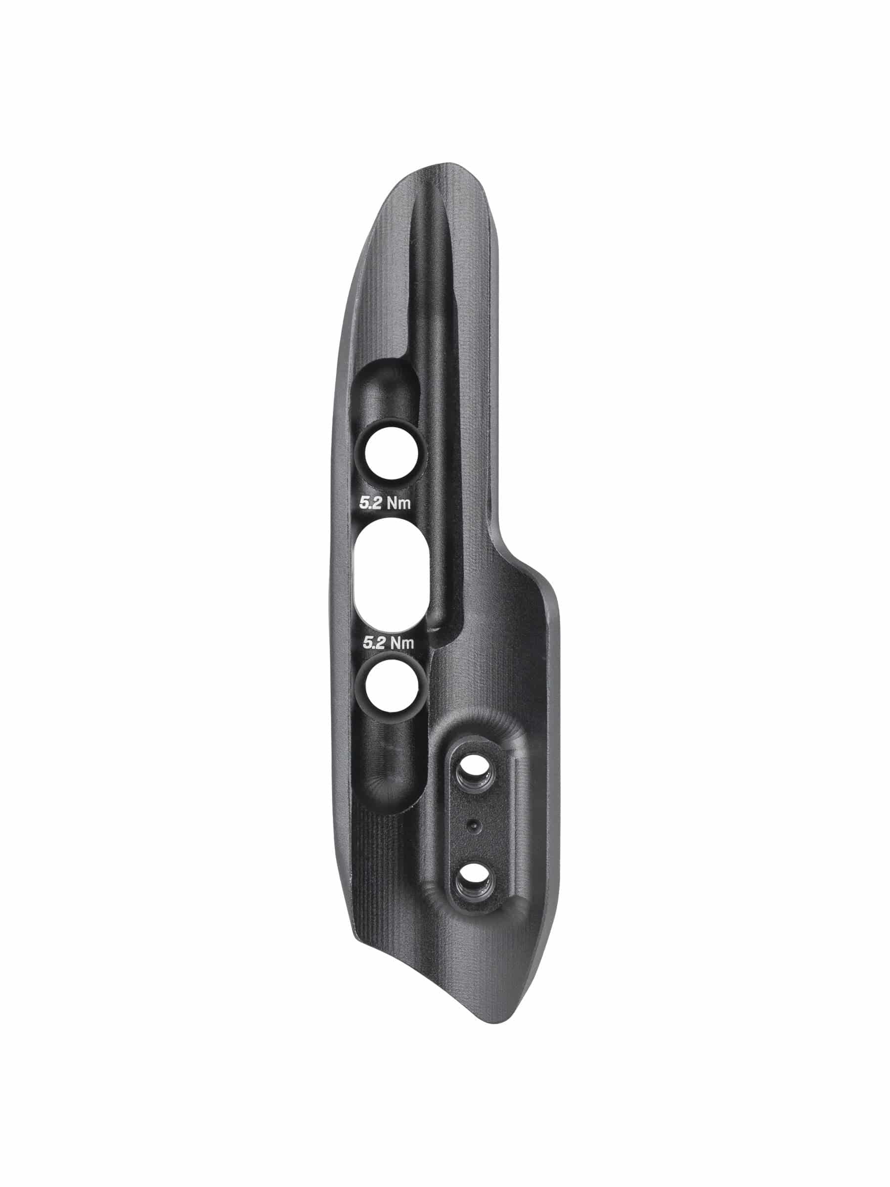 Trek Speed Concept Tower Topper Left Mid Bar component, spare part for bike handlebar assembly, in black with textured grip.