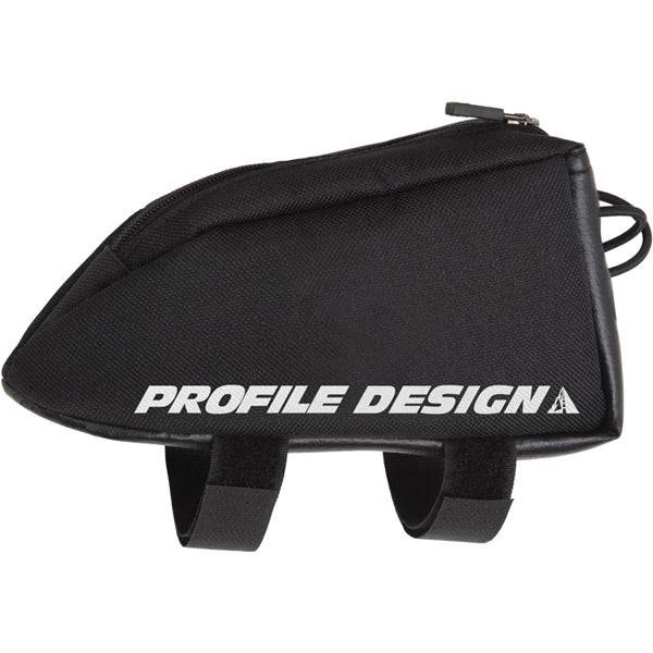 Profile Design Aero small top tube storage pack for cycling, featuring an aerodynamic fit and convenient accessory storage.