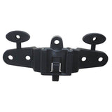 Cateye rear rack mount bracket for secure bike light and accessory attachment on a bicycle rack.