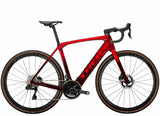 Trek Domane+ SLR 9 Carbon e-road bike with Shimano Dura-Ace Di2 R9200 electric drive and sleek carbon frame.