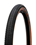 Hutchinson Touareg FR Gravel Tyre 700x50 with tan wall, tubeless-ready, designed for gravel cycling, shown mounted on a wheel.