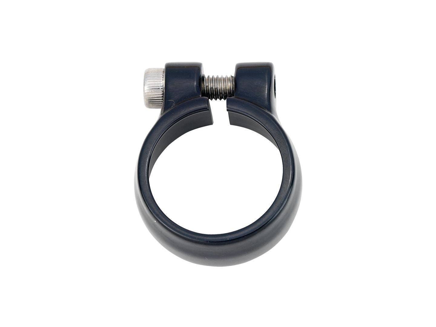 Bontrager black 32.5mm bike seatpost clamp, secure and easy to install component for reliable seatpost fastening.