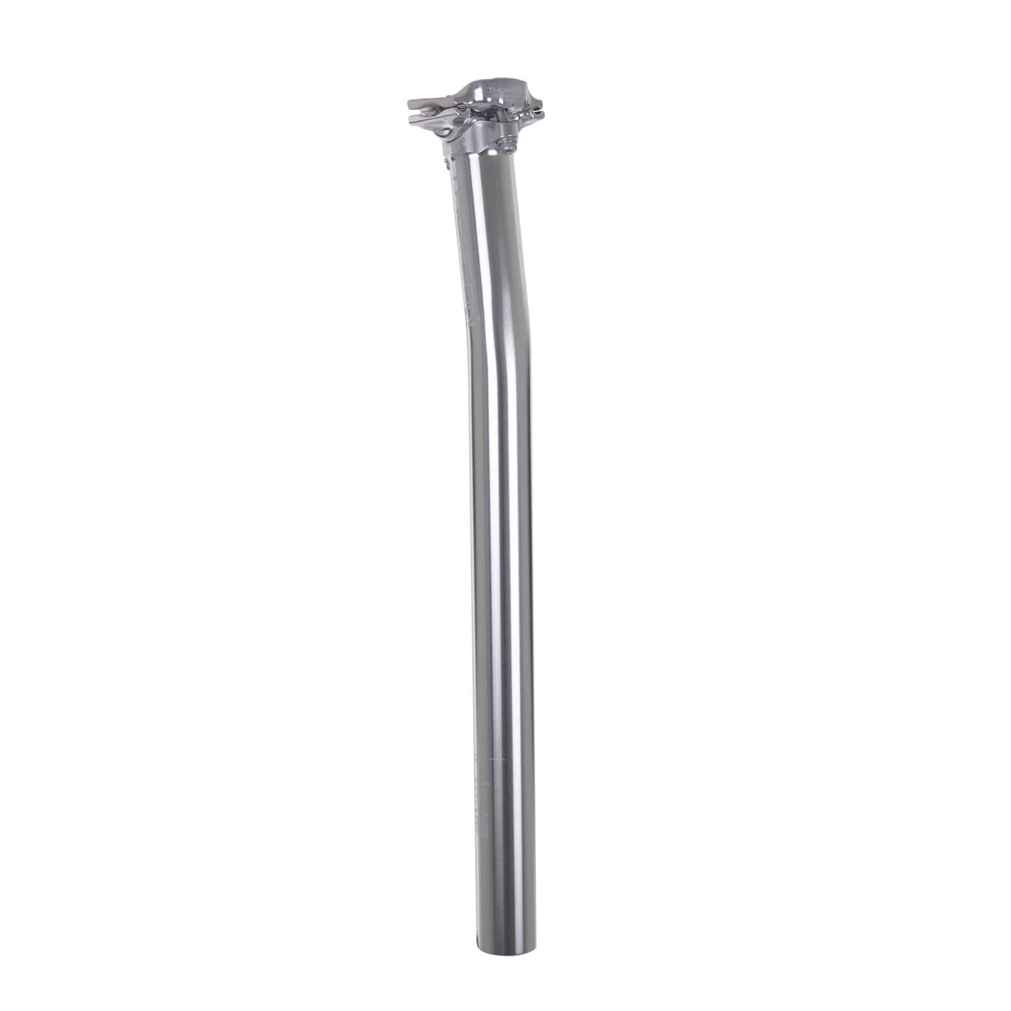 Thomson Elite Setback Seatpost for bikes, showing the durable high-strength component with sleek design and setback features.