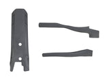 Trek Checkpoint Carbon Frame Armour Kit in black, one size, providing durable protection for bicycle frames.