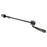 Minoura Rear Wheel Quick Release Skewer for indoor bike trainers, sturdy bike accessory for secure wheel attachment.