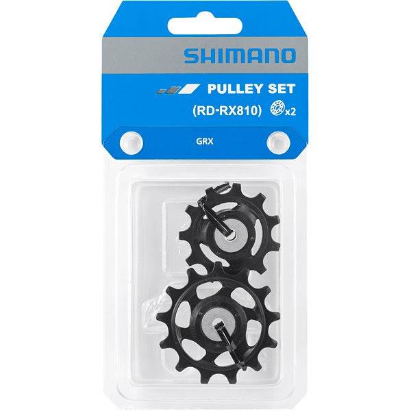 Shimano GRX RX815 RX810 rear derailleur pulley set, genuine replacement components for bike drivetrain performance.