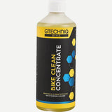 Gtechniq Bike Clean Concentrate in workshop setting, designed for removing oil, grime, and dirt from bikes.