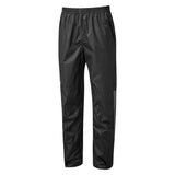 Altura Nightvision men's waterproof cycling overtrousers with reflective safety features, shown in black with reflective strips.
