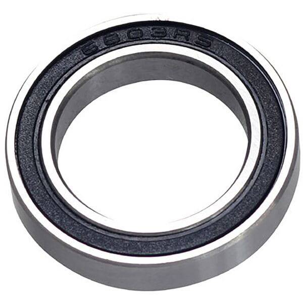 M Part Bicycle Cartridge Bearing 6803 2RS with ABEC-3 precision and premium grease, showing the bearing's metal and rubber seals.