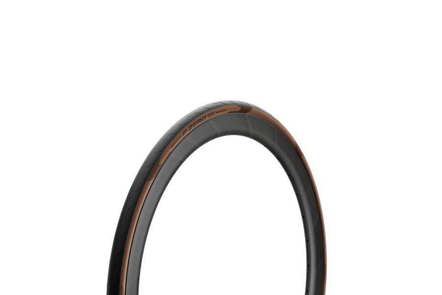 Pirelli P Zero Race TLR Classic SpeedCORE SmartEVO tubeless ready road tyre with sleek black tread and sidewall design.