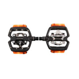 LOOK Geo Trekking Roc Vision hybrid pedals with integrated rechargeable lights, SPD compatibility, durable bike components