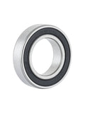 Trek full suspension bike component with black 12x21x5mm heavy contact sealed bearing, close-up view of the sealed bearing in black
