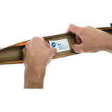 Park Tool TB-2 emergency tyre boot set of 3 with durable 3M adhesive patches for quick bicycle tyre repairs, shown in workshop setting.