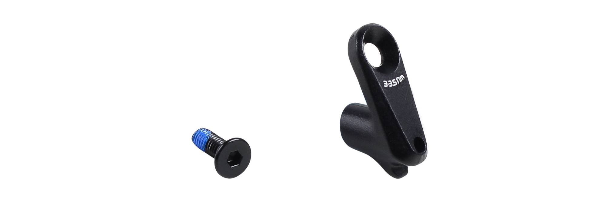 Trek Madone 9 Series brake stop frame spare for 50-52 size bike frames, bicycle component part in black with mounting hardware