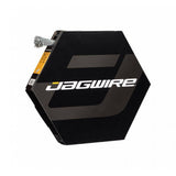 Jagwire stainless steel Shimano shift cable set, 2300mm length in silver, 100 pack, for bike gear shifting components