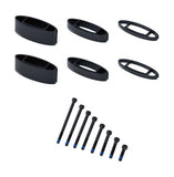Vision Metron TFA armrest stack spacers and bolts for stable handlebar fit, shown with components on a bicycle handlebar.