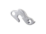 Silver Trek MTB/Tandem 2003 rear derailleur hanger with 135mm quick-release drive side, designed for mountain bike components.