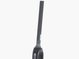 Trek Boone & Crockett black 700c rigid fork with 312mm length and 45mm offset for bicycle components.