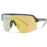 Madison Eyewear Crypto Air Gloss Black sunglasses with bronze mirror lenses and UV protection, stylish sunglasses for men and women