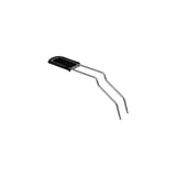 Hamax extra bar accessory for small frames compatible with Kiss, Sleepy, and Smiley seats, shown attached to a child's bike seat.