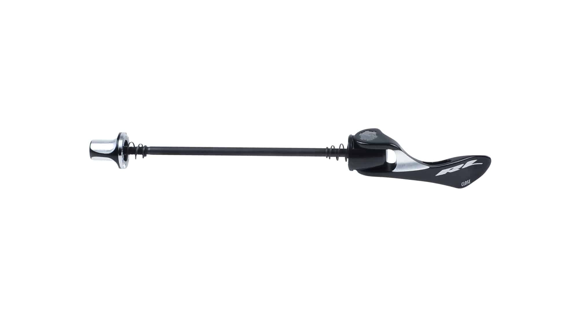 Bontrager Race Lite internal cam skewer hub component for performance cycling, showing detailed metal parts and branding.