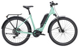 Trek Allant+ 5 Lowstep electric hybrid bike with step-through frame, comfortable saddle, and pedal assist for urban and recreational riding